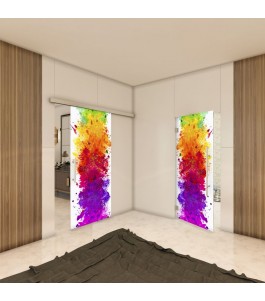 Glasschiebetür SLIM-LINE - Fotoprint Model 17