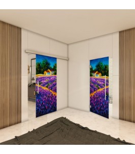 Glasschiebetür SLIM-LINE - Fotoprint Model 26