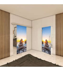 Glasschiebetür SLIM-LINE - Fotoprint Model 36