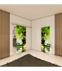 Glasschiebetür SLIM-LINE - Fotoprint Model 41