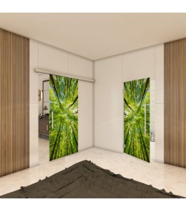 Glasschiebetür SLIM-LINE - Fotoprint Model 49