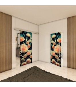 Glasschiebetür SLIM-LINE - Fotoprint Model 51