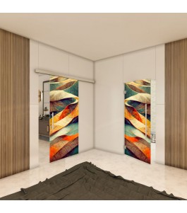 Glasschiebetür SLIM-LINE - Fotoprint Model 53