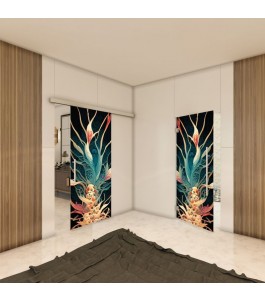 Glasschiebetür SLIM-LINE - Fotoprint Model 54