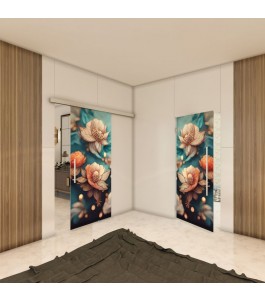 Glasschiebetür SLIM-LINE - Fotoprint Model 55