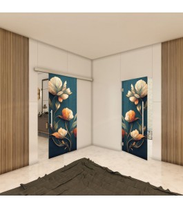 Glasschiebetür SLIM-LINE - Fotoprint Model 56