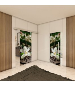 Glasschiebetür SLIM-LINE - Fotoprint Model 57