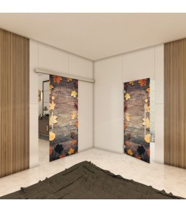 Glasschiebetür SLIM-LINE - Fotoprint Model 62