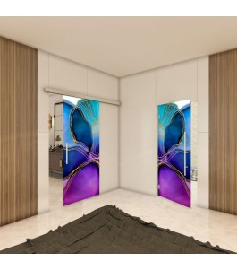 Glasschiebetür SLIM-LINE - Fotoprint Model 78