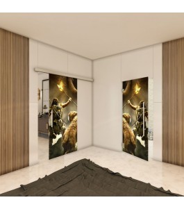 Glasschiebetür SLIM-LINE - Fotoprint Model 81