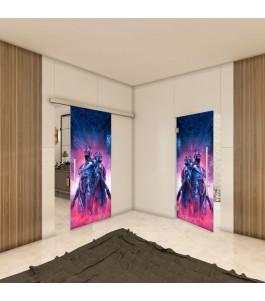 Glasschiebetür SLIM-LINE - Fotoprint Model 87