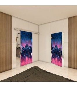 Glasschiebetür SLIM-LINE - Fotoprint Model 89