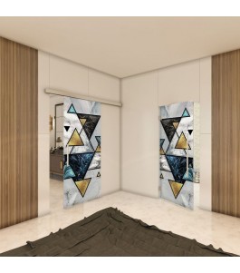 Glasschiebetür SLIM-LINE - Fotoprint Model 97