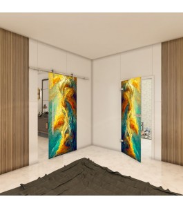 Ganzglastür - Fotoprint Model 9 für ein modernes Zuhause