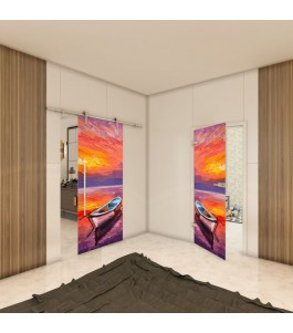Ganzglastür - Fotoprint Model 23 für ein modernes Zuhause