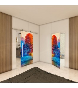 Ganzglastür - Fotoprint Model 25 für ein modernes Zuhause