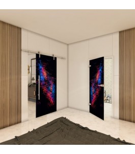 Ganzglastür - Fotoprint Model 27 für ein modernes Zuhause