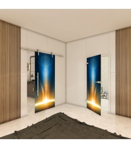 Ganzglastür - Fotoprint Model 28 für ein modernes Zuhause