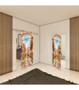 Ganzglastür - Fotoprint Model 43 für ein modernes Zuhause