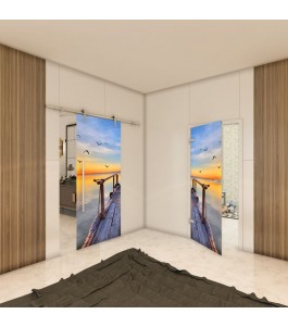 Ganzglastür - Fotoprint Model 44 für ein modernes Zuhause