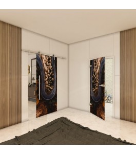 Ganzglastür - Fotoprint Model 61 für ein modernes Zuhause