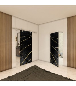 Ganzglastür - Fotoprint Model 94 für ein modernes Zuhause