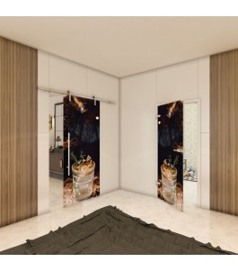 Ganzglastür - Fotoprint Model 111 für ein modernes Zuhause