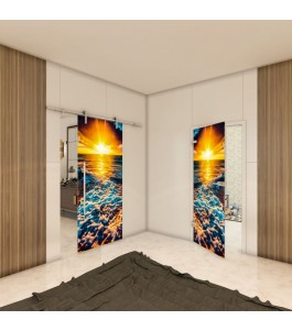 Ganzglastür - Fotoprint Model 127 für ein modernes Zuhause
