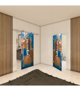 Ganzglastür - Fotoprint Model 128 für ein modernes Zuhause