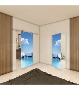 Ganzglastür - Fotoprint Model 129 für ein modernes Zuhause