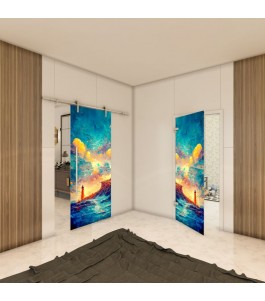 Ganzglastür - Fotoprint Model 131 für ein modernes Zuhause