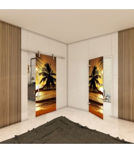 Ganzglastür - Fotoprint Model 136 für ein modernes Zuhause