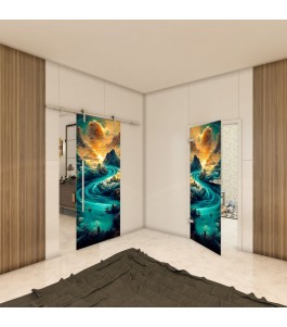 Ganzglastür - Fotoprint Model 138 für ein modernes Zuhause