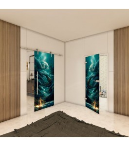 Ganzglastür - Fotoprint Model 139 für ein modernes Zuhause