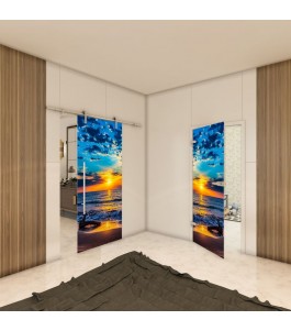 Ganzglastür - Fotoprint Model 146 für ein modernes Zuhause