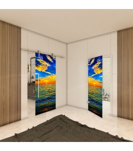 Ganzglastür - Fotoprint Model 149 für ein modernes Zuhause
