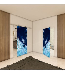 Ganzglastür - Fotoprint Model 150 für ein modernes Zuhause