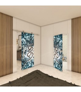 Ganzglastür - Fotoprint Model 165 für ein modernes Zuhause