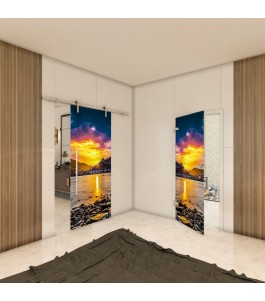 Ganzglastür - Fotoprint Model 166 für ein modernes Zuhause