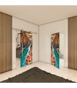 Ganzglastür - Fotoprint Model 177 für ein modernes Zuhause
