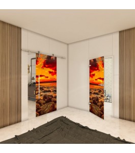 Ganzglastür - Fotoprint Model 195 für ein modernes Zuhause