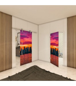 Ganzglastür - Fotoprint Model 202 für ein modernes Zuhause