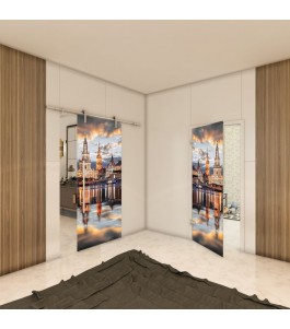 Ganzglastür - Fotoprint Model 203 für ein modernes Zuhause