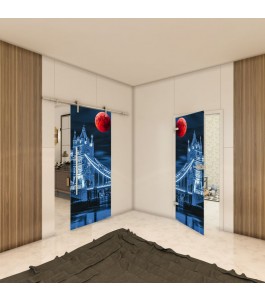Ganzglastür - Fotoprint Model 206 für ein modernes Zuhause