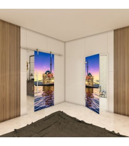 Ganzglastür - Fotoprint Model 209 für ein modernes Zuhause