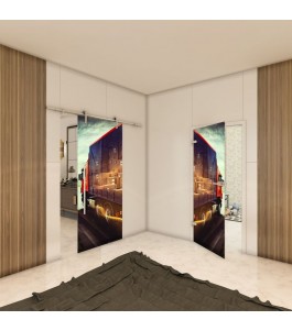 Ganzglastür - Fotoprint Model 261 für ein modernes Zuhause