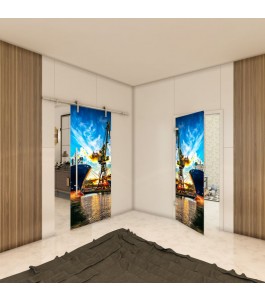 Ganzglastür - Fotoprint Model 262 für ein modernes Zuhause