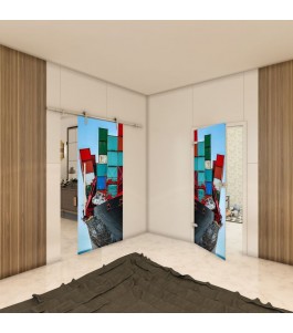 Ganzglastür - Fotoprint Model 264 für ein modernes Zuhause