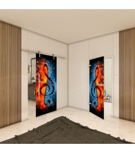 Ganzglastür - Fotoprint Model 274 für ein modernes Zuhause