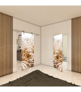 Ganzglastür - Fotoprint Model 277 für ein modernes Zuhause